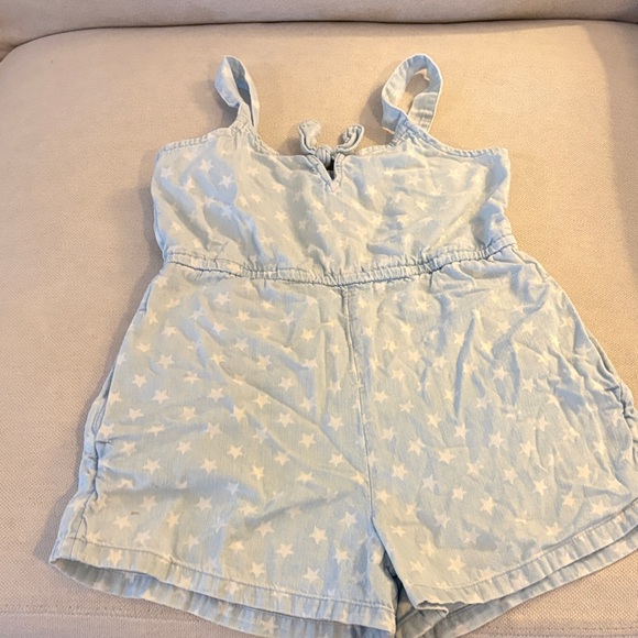Old Navy Other - Old Navy Light Blue Star-Print Girls' Romper